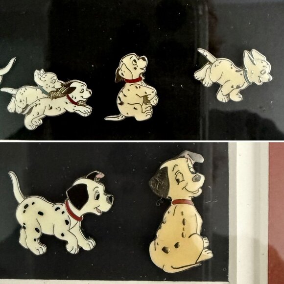 Framed Disney 101 Dalmatians Pin Collection Wall Art Over 40 Pins Display OOAK - Picture 13 of 15